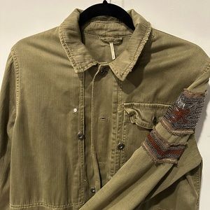Free People military jacket | Size Medium